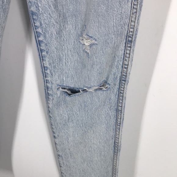 Revice Light Wash Distressed button Fly Jeans Size 26 - Picture 8 of 15